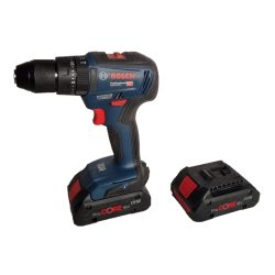 photo d'une perceuse visseuse à percussion sans fil avec batterie 18V